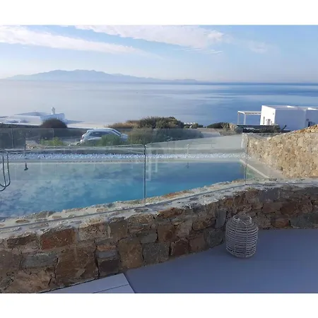 Luxury Mykonos Shali 4 Bedrooms Sea View Private Pool Elia فيلة