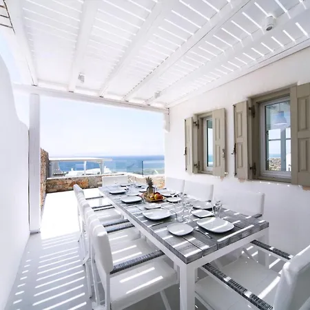 Luxury Mykonos Shali 4 Bedrooms Sea View Private Pool Elia Βίλα