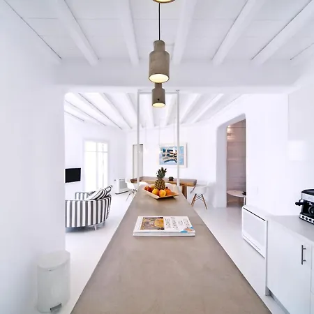 Luxury Mykonos Shali 4 Bedrooms Sea View Private Pool Elia Вилла *