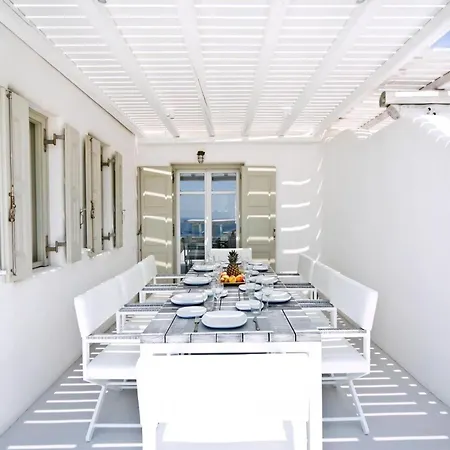 Вилла Luxury Mykonos Shali 4 Bedrooms Sea View Private Pool Elia