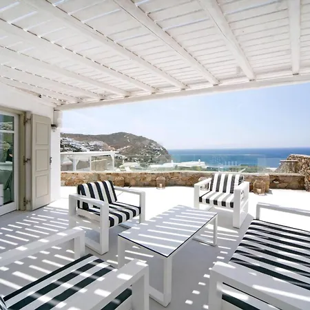 Вилла Luxury Mykonos Shali 4 Bedrooms Sea View Private Pool Elia