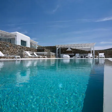 Luxury Mykonos Shali 4 Bedrooms Sea View Private Pool Elia Вилла *