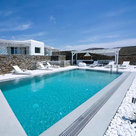Luxury Mykonos Shali 4 Bedrooms Sea View Private Pool Elia Вилла